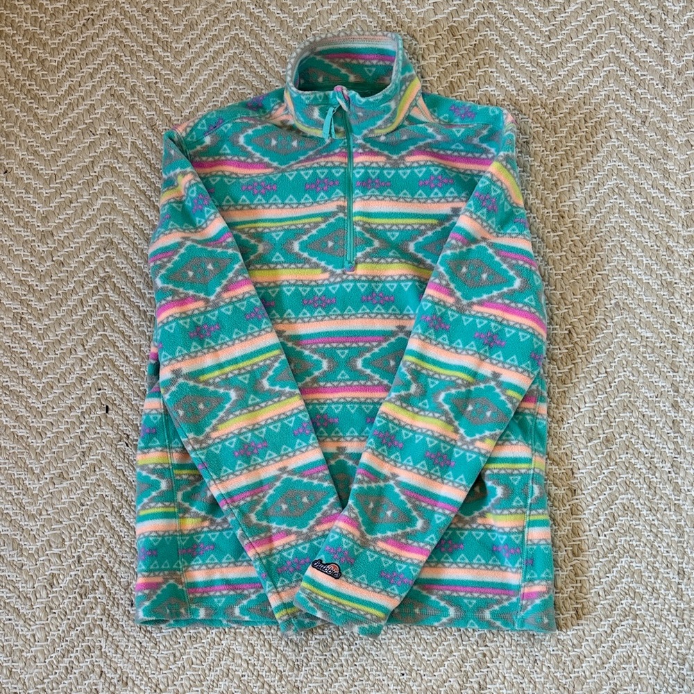 Chubbies En Fuego Quarter Zip Fleece